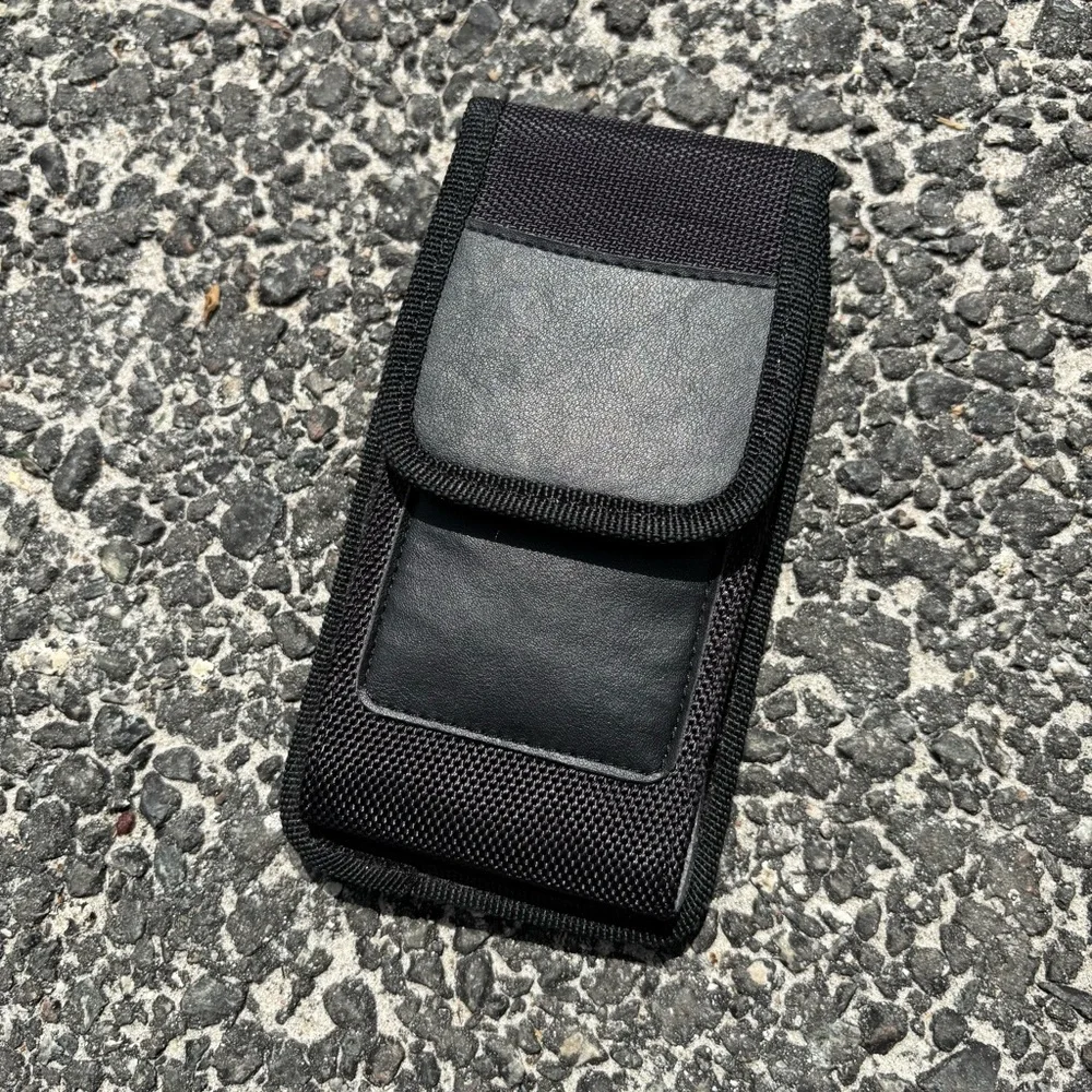 Universal Black Phone Pouch Case - Protective Belt/Bag Sleeve